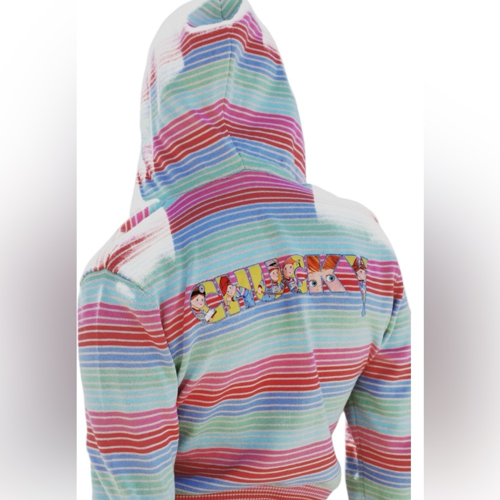Dolls Kill Chucky Childs playbook Good Guy zip up hoodies